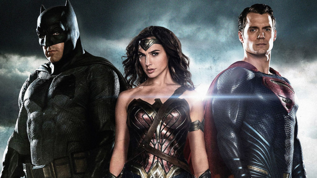 Batman, Wonder woman and Superman from the Justice League movie